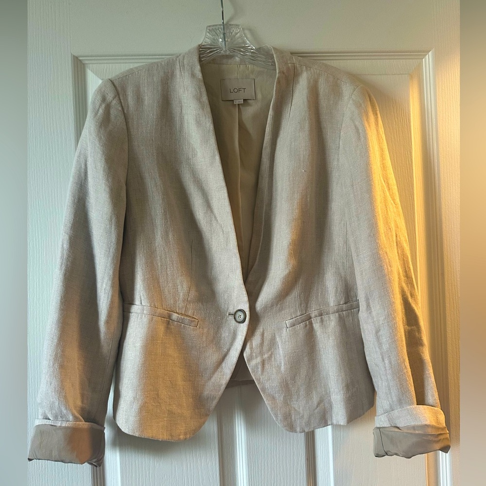 LOFT linen blazer